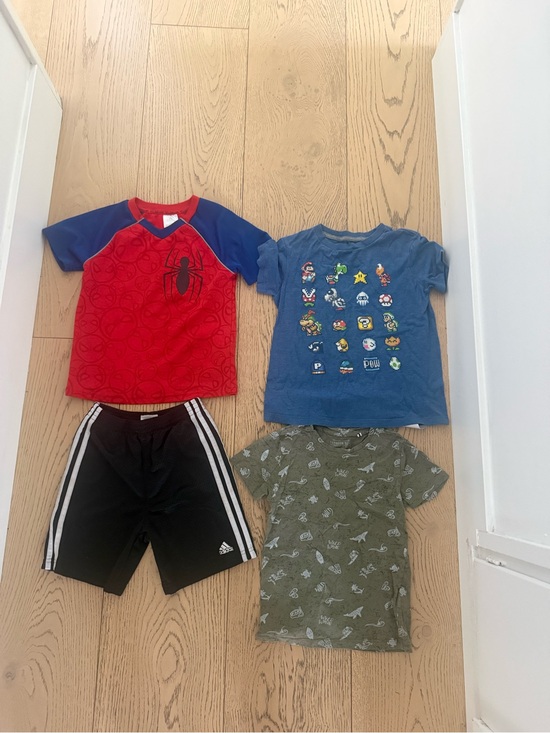 Disney Other - Bundle of boys 5t clothes t shirts & adiddas pants